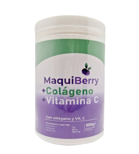 COLÁGENO + MAQUIBERRY + VITAMINA C 300g