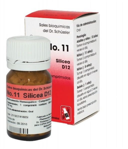 SAL DE SCHUSSLER #11 Silicea D12
